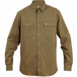 Warmpeace Mesa pánská odolná košile dlouhý rukáv Harvest gold/grey – Zboží Dáma