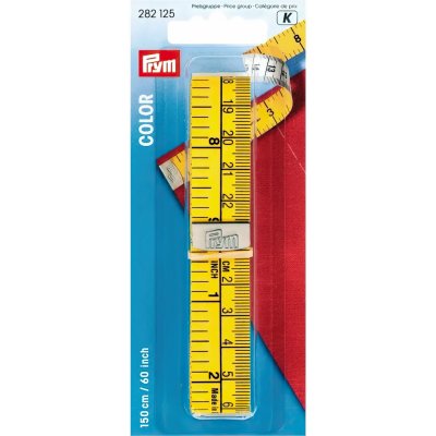 Stoklasa Krejčovský metr PRYM INCH/CM, analogový, délka 150cm / 60palců – Zboží Dáma