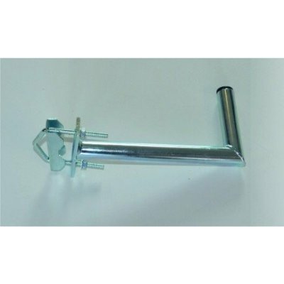 Satelitní držák na stožár 25cm, mini, zinek galva – Hledejceny.cz