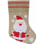 Guirca Vánoční punčocha nad krb Santa Claus – Hledejceny.cz