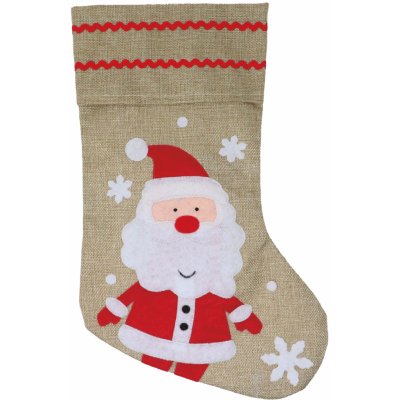 Guirca Vánoční punčocha nad krb Santa Claus – Hledejceny.cz