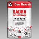 Den Braven Sádra rychloopravná FAST GIPS 20kg – Sleviste.cz