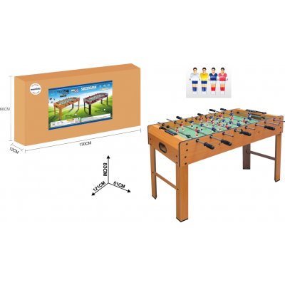 Mamido Dřevěný dětský stolní fotbálek 121×61×83 cm pro větší děti – Zboží Mobilmania