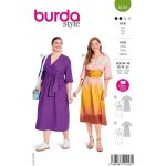 Střih Burda 5724 na dámské šaty – Zboží Dáma