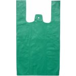 Mikrotenové tašky 10 kg zelené HDPE, 100 ks – Zboží Dáma