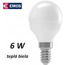 X-LINE LED žárovka 6W E14 Mini Globe teplá bílá