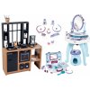 Dětská kuchyňka Smoby Set kuchyňka moderní Loft Industrial Kitchen a kosmetický stolek Frozen a kufřík se zrcátkem