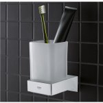 GROHE Selection Cube Sklenička daVinci saténová bílá 40783000 – Zboží Mobilmania