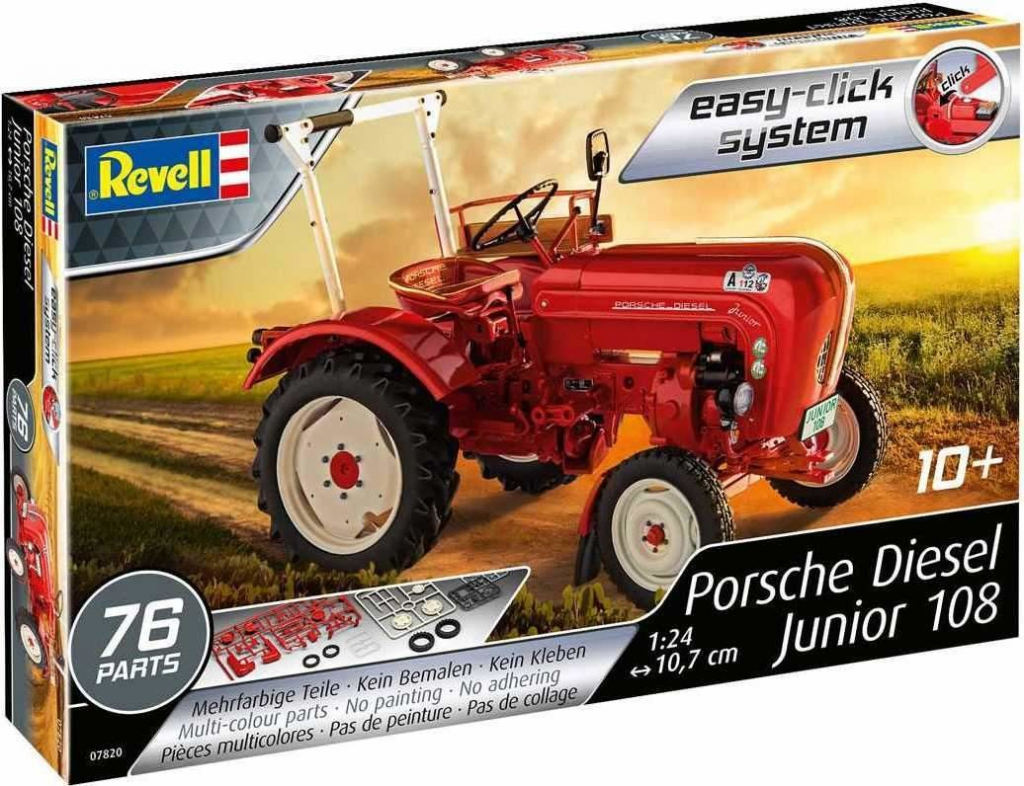 Revell Porsche Diesel Junior 108 EasyClick traktor 07820 1:24