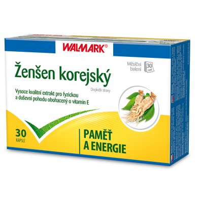 Walmark Ženšen korejský 30 kapslí – Zbozi.Blesk.cz