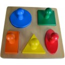 Montessori puzzle geometrické tvary