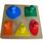 Montessori puzzle geometrické tvary – Zboží Mobilmania