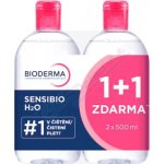 Bioderma Sensibio H2O micelární voda 2 x 500 ml dárková sada – Sleviste.cz