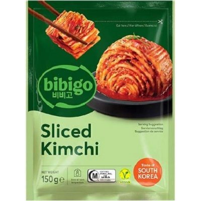 Bibigo Čerstvé korejské Vegan kimchi krájené 150 g – Zboží Dáma