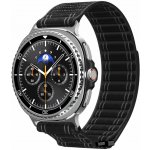 Spigen Fabric Band Hook And Loop Samsung Galaxy Watch 8 46mm/44mm/40mm Black AMP10153 – Zboží Živě