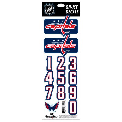 Sportstape ALL IN ONE HELMET DECALS - WASHINGTON CAPITALS - DARK HELMET – Zbozi.Blesk.cz