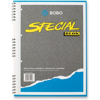 Bobo Speciál kroužkový blok A4 čistý 50 listů – Hledejceny.cz