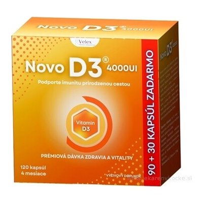NOVO D3 4000 IU 120 kapslí – Hledejceny.cz