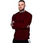 GymBeam Mikina Basic Jumper burgundy – Hledejceny.cz