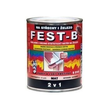 Barvy a laky Hostivař FEST B FESTB S2141-0570 ZEL.TMAVÁ 2.5 KG