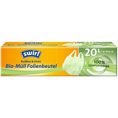 Swirl Bio kompostovatelné s uchy 20 l 22µm 6ks – Zboží Mobilmania