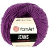 Příze YarnArt Jeans 50 fialová