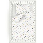Kvalitex povlečení Kuličky bílé 90 x 135 cm 45 x 60 cm – Zboží Mobilmania
