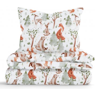 MKLuzkoviny.cz bavlna povlečení Renforcé do postýlky Ptáčci modré 100 x 135 cm 40 x 60 cm – Zbozi.Blesk.cz