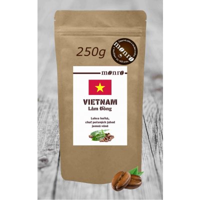Monro Vietnam Lam Dong káva 100% Arabika zrnková 250 g – Hledejceny.cz