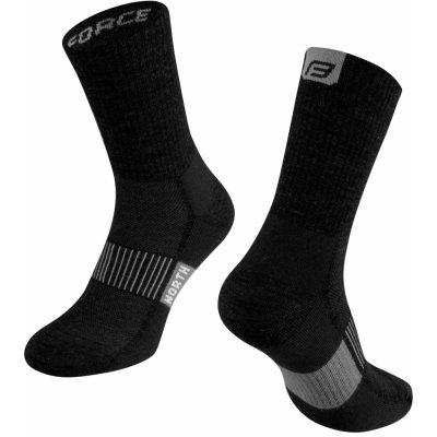 Force ponožky NORTH černo-šedé – Zboží Mobilmania