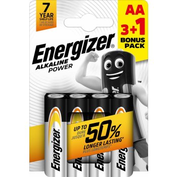 Energizer Alkaline Power AA 4ks 7638900302103