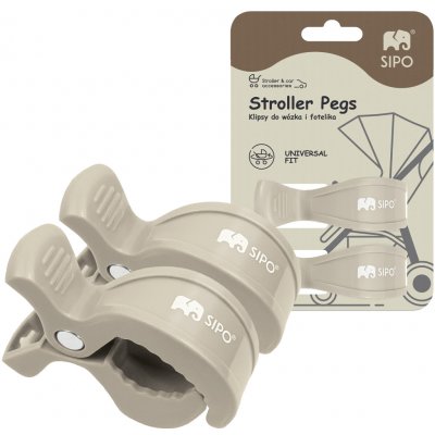 Sipo Klipy 2ks multifunkční béžová – Sleviste.cz