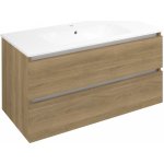Sapho EZARA umyvadlová skříňka 99,8x52x46cm, dub cuneo, EZ101-2525 – Zboží Mobilmania