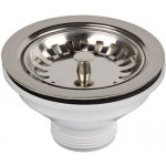 HL Odpadní ventil se sítkem pro dřezy s otvorem d 90mm, připojovací závit 6/4" HL14/90 – Sleviste.cz