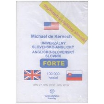 CD-ROM Univerzálny slovensko-anglický anglicko-slovenský slovník FORTE - Kernech, Michael de – Zboží Mobilmania