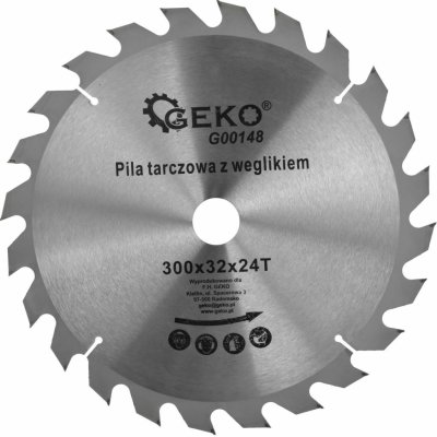 GEKO Pilový kotouč na dřevo s SK plátky 300 x 32 / 24 Z G00148 – Zboží Mobilmania