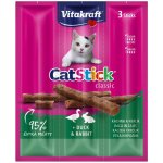 Vitakraft Cat stick králík kachna 3 x 6 g – Zboží Mobilmania