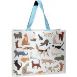 Větší skládací taška s malovanými kočkami – Zboží Dáma