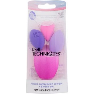 Real Techniques Miracle Complexion Sponge 1 ks + Mini 3 ks – Zbozi.Blesk.cz