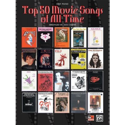 Top 50 Movie Songs of All Time jednoduchý klavír – Hledejceny.cz