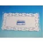 Dortisimo Wimex Dekorativní krajka bílá hranatá 40x20cm 6 ks – Zboží Dáma