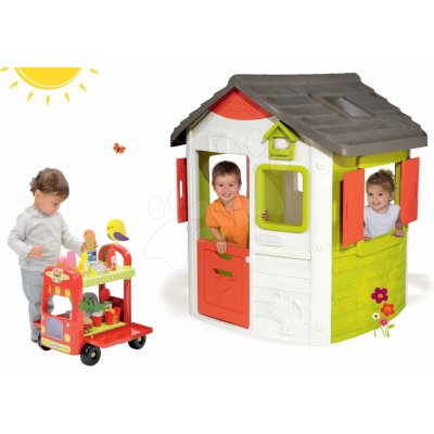 Smoby set domeček Jura Lodge a Écoiffier vozík se zmrzlinou 310263-16 – Hledejceny.cz