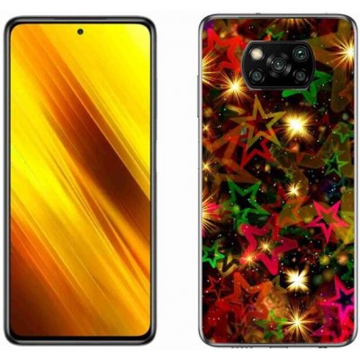Pouzdro mmCase Gelové Xiaomi Poco X3 Pro - barevné hvězdičky – Zboží Živě