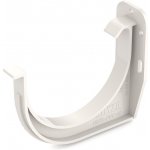 Bryza Hák žlabu římsový / čelní Ø 125 mm plast RAL 9010 bílý – Hledejceny.cz