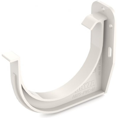 Bryza Hák žlabu římsový / čelní Ø 125 mm plast RAL 9010 bílý – Hledejceny.cz