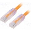 síťový kabel Panduit UTP6AX0.5MOR Patch, TX6A™ 10Gig,U/UTP, 6a, drát, Cu, PVC, oranžový
