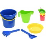 Mikro Trading Sada na písek 17cm 4ks s konvičkou 16cm Modrá – Zboží Dáma