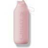 Termosky Chilly's Bottles Termoláhev jemná růžová edice Series 2 Flip 500 ml