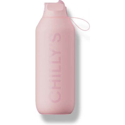Chilly's Bottles Termoláhev jemná růžová edice Series 2 Flip 500 ml