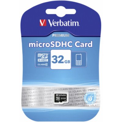 Verbatim SDHC 32 GB UHS-I 44013 – Zbozi.Blesk.cz